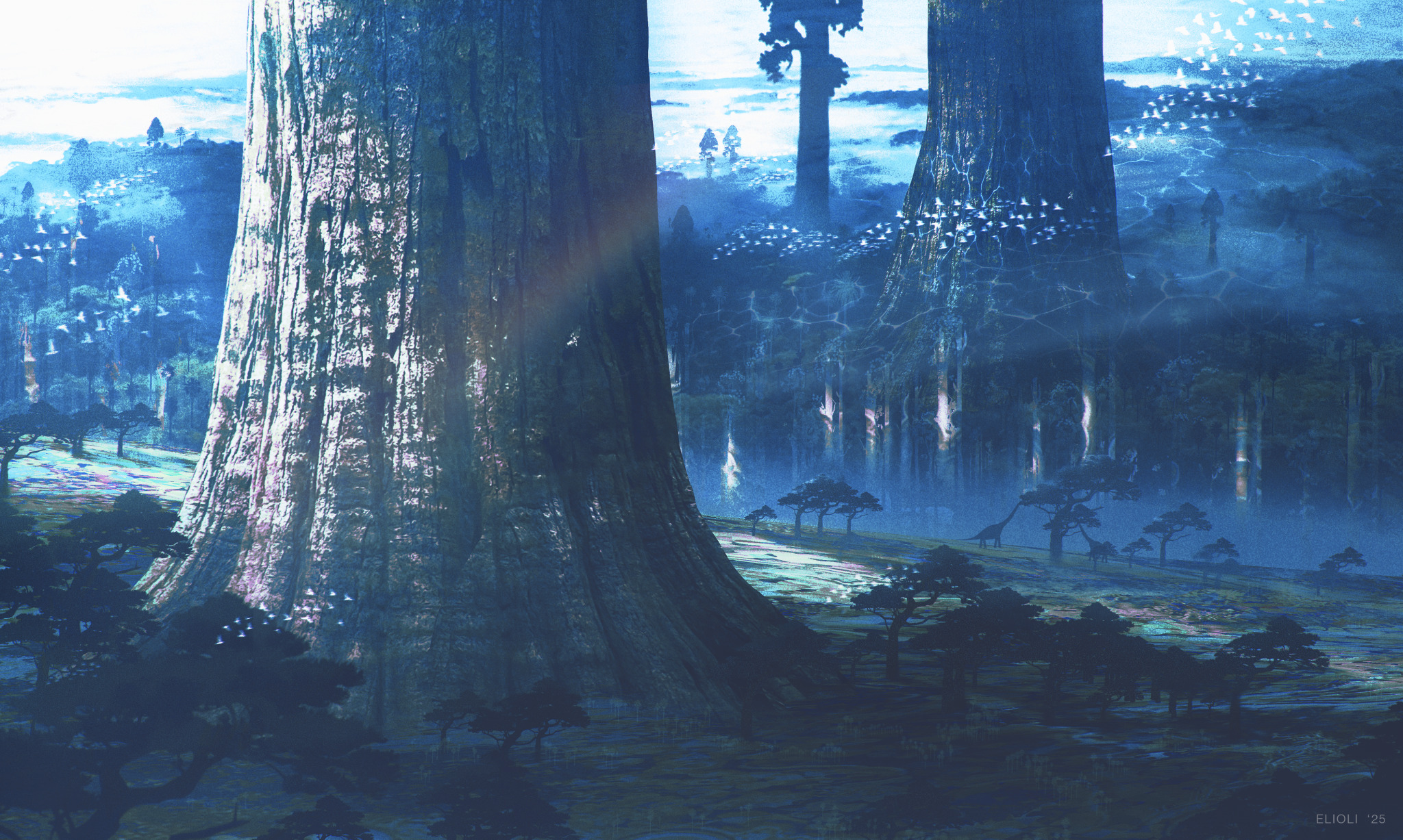 Cathedral of giant trees